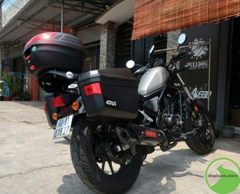lên thùng xe cho xe Rebel 300