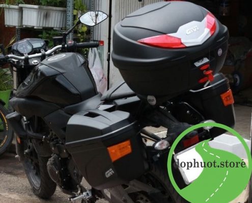 Lên thùng givi Xe yamaha R25, R3, MT-03