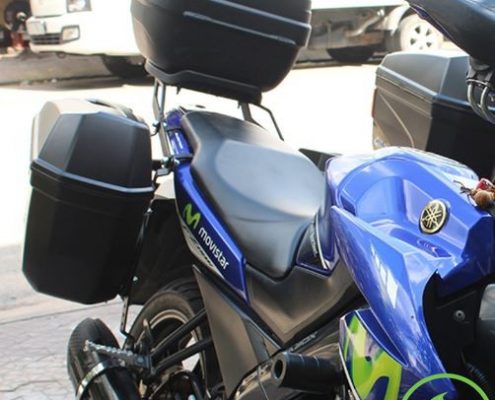 lên thùng givi xe FZ 150