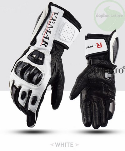 Găng tay cao cổ Vemar VE - 176 màu đen trắng