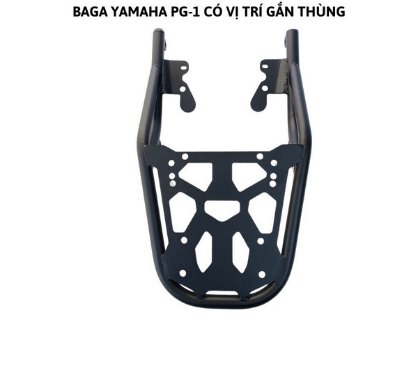 Baga sau xe Yamaha PG-1 được làm bằng vật liệu thép chất lượng cao