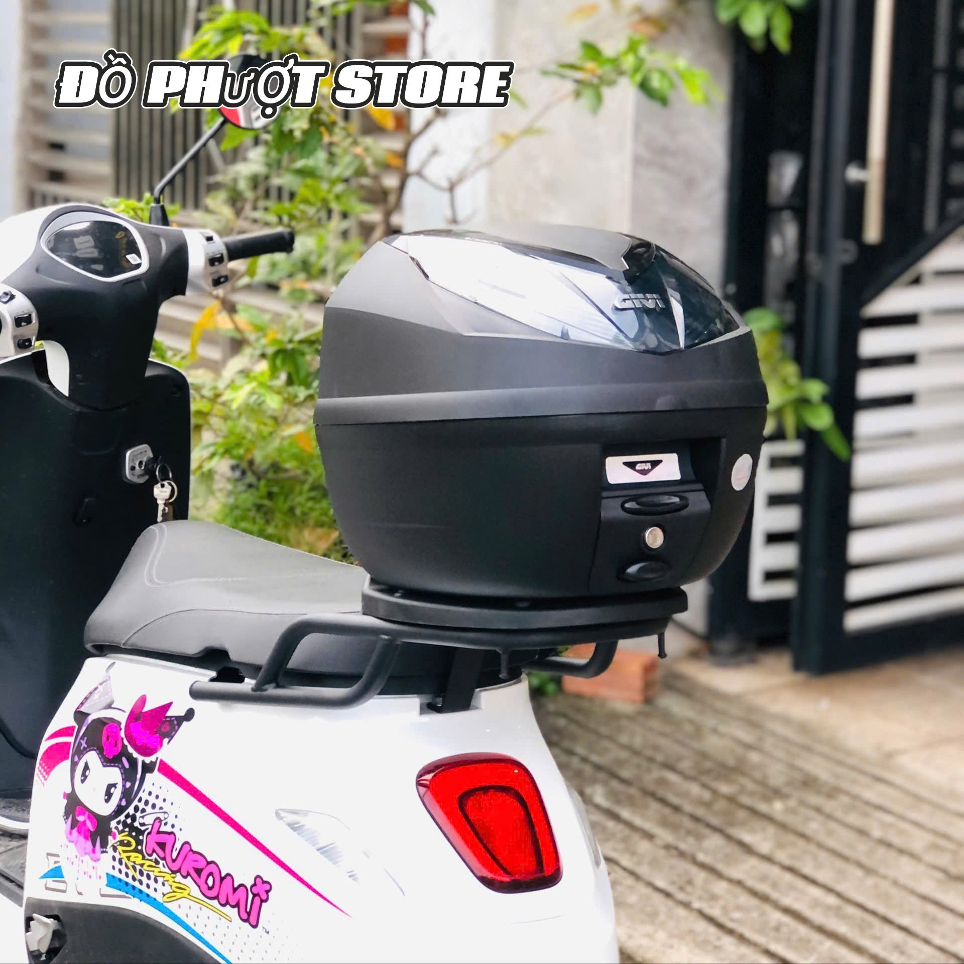 ắp Baga M-biker & Thùng Givi E250N2M cho Vinfast Evo Grand | Đồ Phượt Store